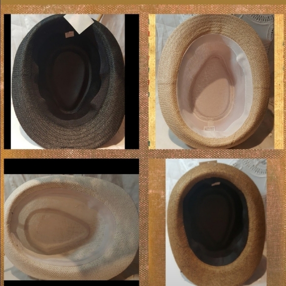 Fedora Short Brim Unisex Hat, 4 Colors With Ribbon Accent, 8-1/2 L X 6 1/2 W NEW - Picture 3 of 16